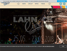 Tablet Screenshot of lahnsteiner-musikszene.de
